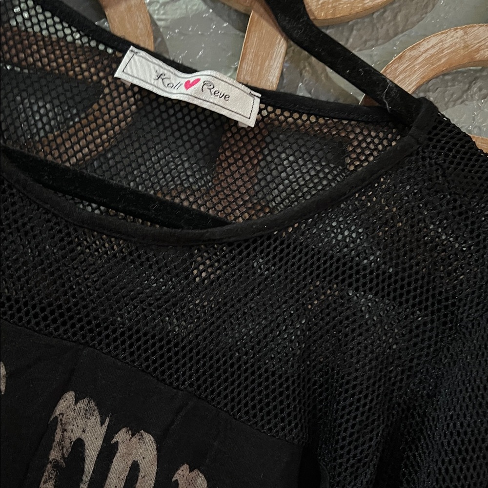 Kali Reeve Fishnet Tee - Picture 2 of 3